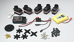 Futaba Flight Pack w/R127DF Rx/5 S3001 Servos/NiCd/High