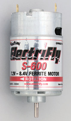 Great Planes ElectriFly S-600 7.2-8.4V Ferrite Motor